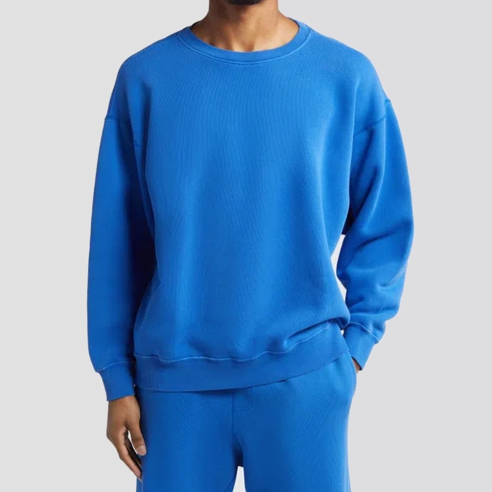 Elwood Core Oversized Sweatshirt Men Women Unisex Size M Cobalt Blue Baggy NWT